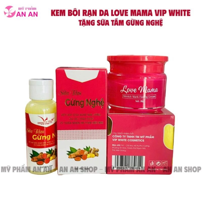 KEM RẠN DA MẸ BẦU LOVE MAMA VIP WHITE