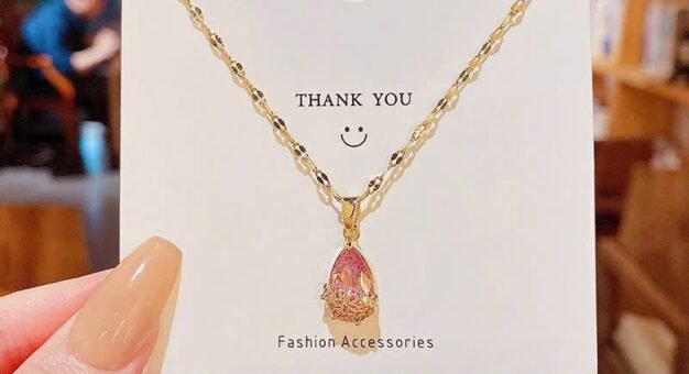 Dây Chuyền Titan Nữ Đính Đá Zircon