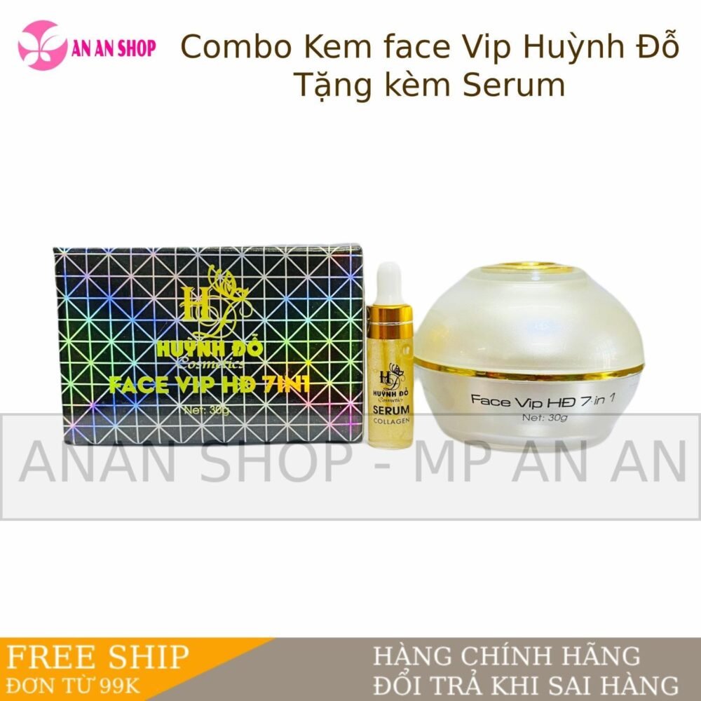 Kem Face Vip Huỳnh Đỗ 7in1 30g