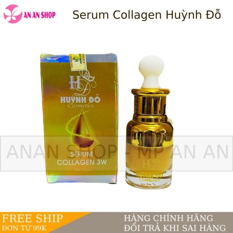 Serum Huỳnh Đỗ Collagen 3W 30ml,