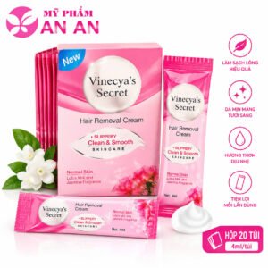 Kem tẩy lông Vinecya's Secret hộp 20 gói x 4ml – Dạng gói tiện lợi