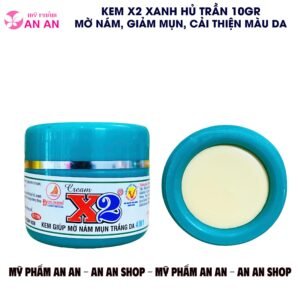 Kem X2 xanh hũ trần 4in1 10gr chăm sóc da