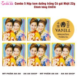Kem dưỡng trắng da mặt Cô Gái Nhật Vanill 22g mờ thâm nám chính hãng ChiChi