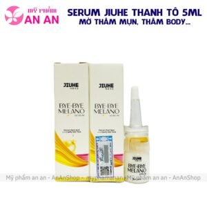 Serum Jiuhe Melano 5ml – hỗ trợ chăm sóc vùng da thâm mặt và body, giúp da trông mềm mịn và đều màu hơn.