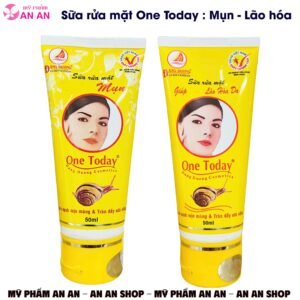 Sữa rửa mặt One Today giảm mụn chống lão hóa da 50ml