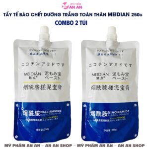 Tẩy tế bào chết toàn thân Meidian 2 túi 250g hỗ trợ làm sạch và chăm sóc da body